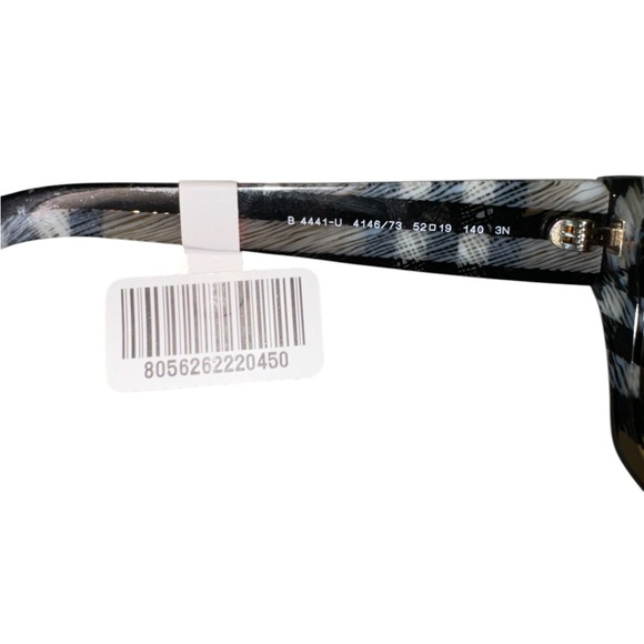 BURBERRY Cat Eye Dark Brown Check Sand Sunglasses BE4441U | Authentic | NWT - Picture 10 of 10